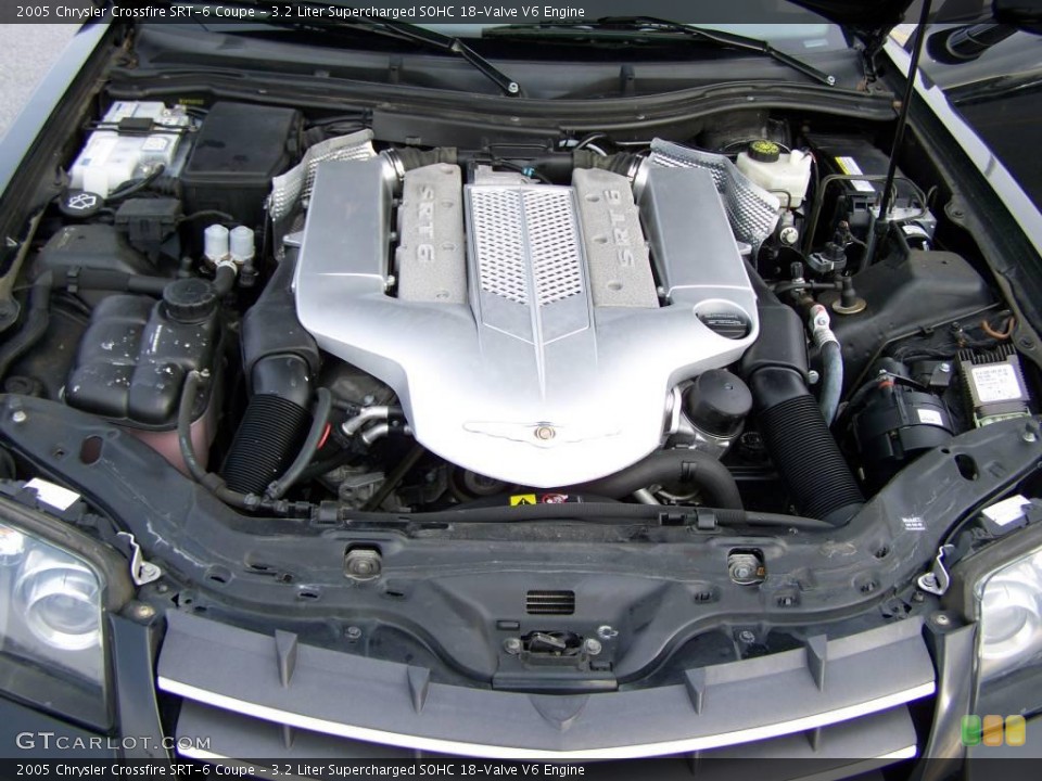 3.2 Liter Supercharged SOHC 18-Valve V6 Engine for the 2005 Chrysler Crossfire #4904741