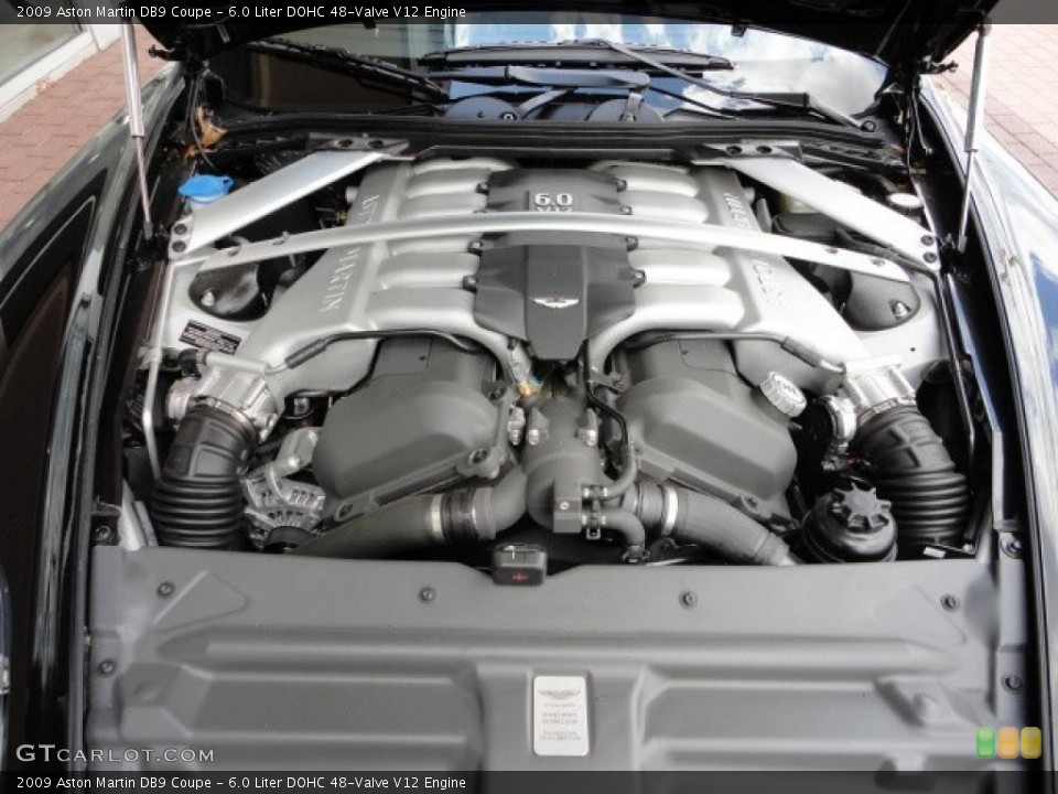 6.0 Liter DOHC 48-Valve V12 Engine for the 2009 Aston Martin DB9 #49051580