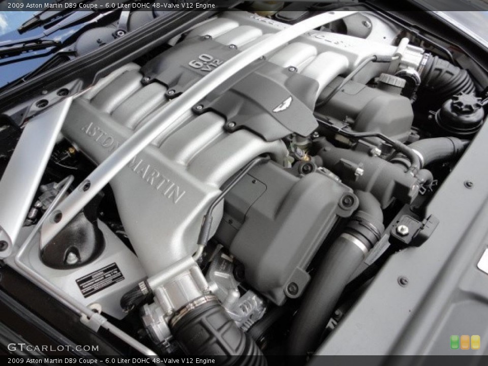 6.0 Liter DOHC 48-Valve V12 Engine for the 2009 Aston Martin DB9 #49051607