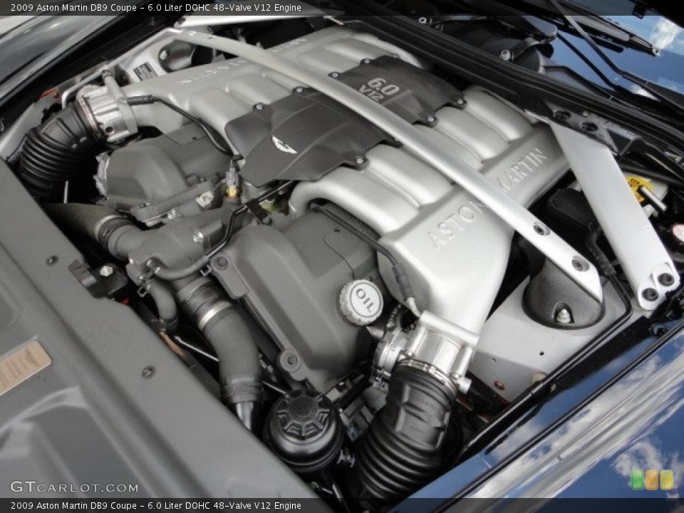 6.0 Liter DOHC 48-Valve V12 Engine for the 2009 Aston Martin DB9 #49051634