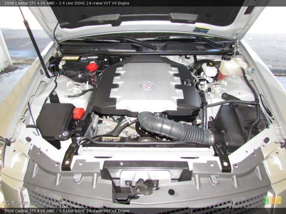 3.6 Liter DOHC 24-Valve VVT V6 Engine for the 2008 Cadillac STS #49052045