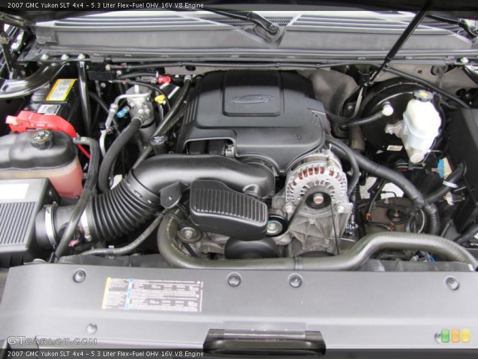 5.3 Liter Flex-Fuel OHV 16V V8 Engine for the 2007 GMC Yukon #49058792