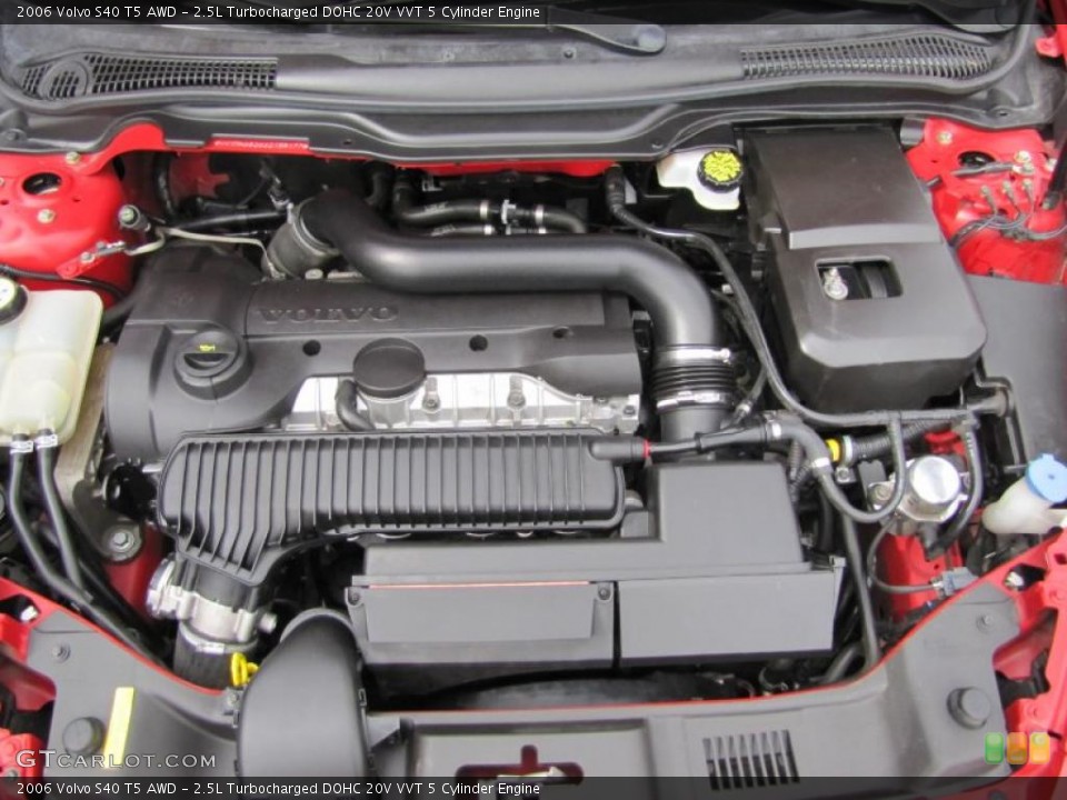 2.5L Turbocharged DOHC 20V VVT 5 Cylinder Engine for the 2006 Volvo S40 #49062506