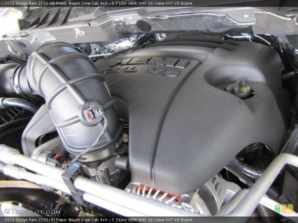 5.7 Liter HEMI OHV 16-Valve VVT V8 Engine for the 2011 Dodge Ram 2500 HD #49065290