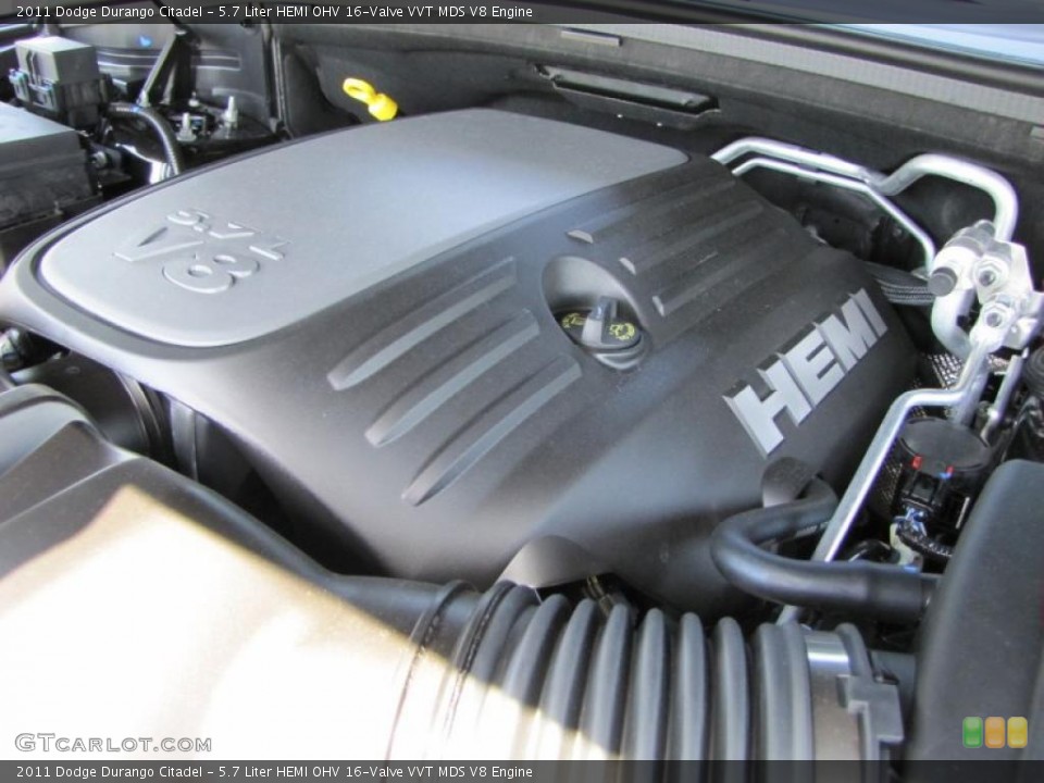 5.7 Liter HEMI OHV 16-Valve VVT MDS V8 Engine for the 2011 Dodge Durango #49065737