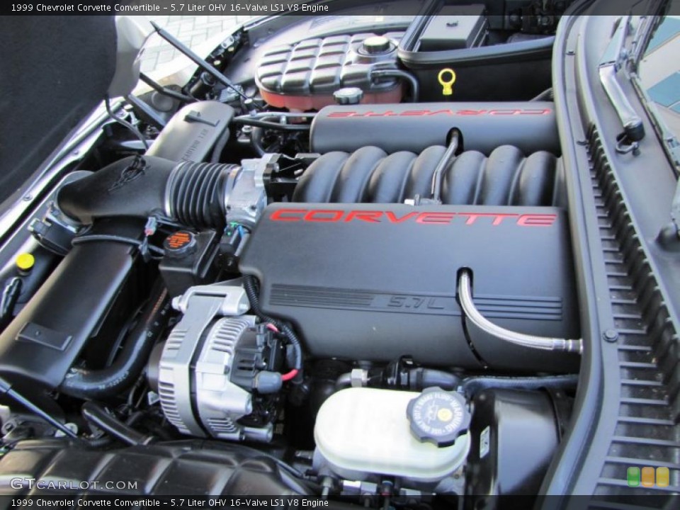 5.7 Liter OHV 16-Valve LS1 V8 Engine for the 1999 Chevrolet Corvette #49067234