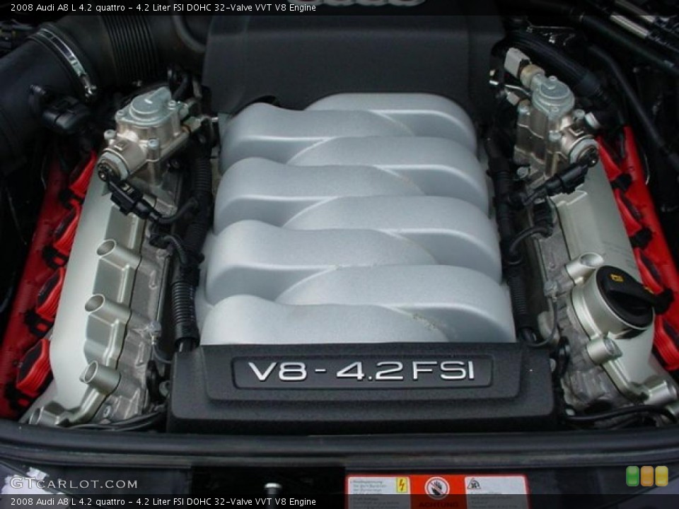 4.2 Liter FSI DOHC 32-Valve VVT V8 Engine for the 2008 Audi A8 #49079078