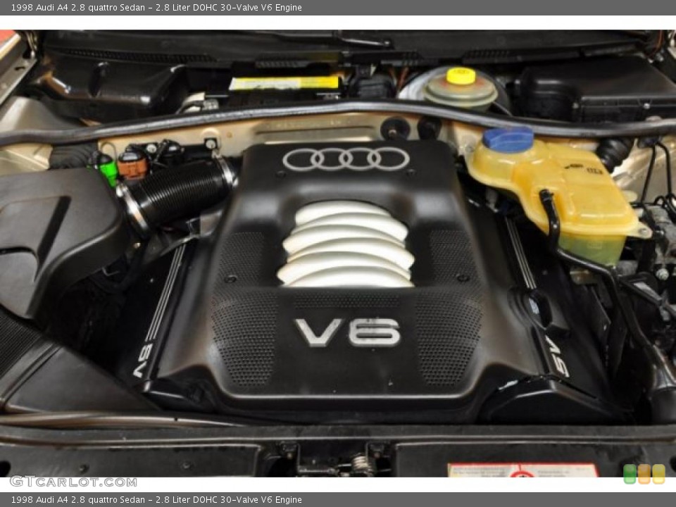 2.8 Liter DOHC 30-Valve V6 Engine for the 1998 Audi A4 #49082876