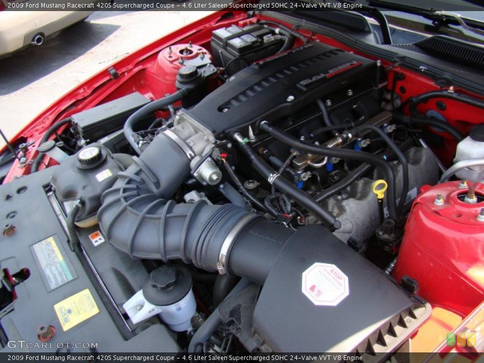 4.6 Liter Saleen Supercharged SOHC 24-Valve VVT V8 Engine for the 2009 Ford Mustang #49096247