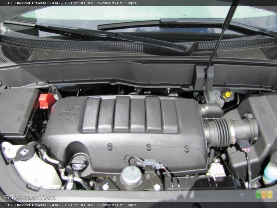 3.6 Liter DI DOHC 24-Valve VVT V6 Engine for the 2010 Chevrolet Traverse #49101947