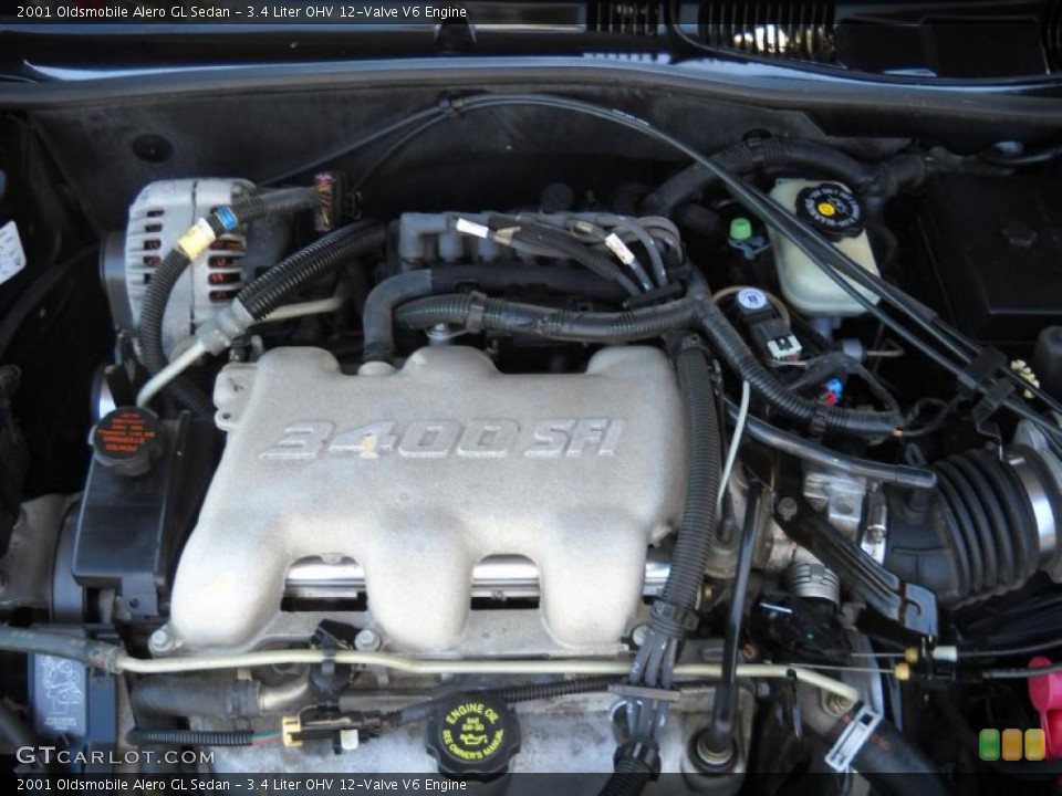 3.4 Liter OHV 12-Valve V6 Engine for the 2001 Oldsmobile Alero #49108967
