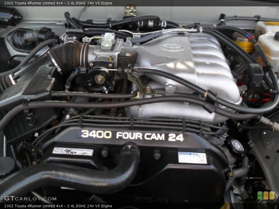 3.4L DOHC 24V V6 2002 Toyota 4Runner Engine