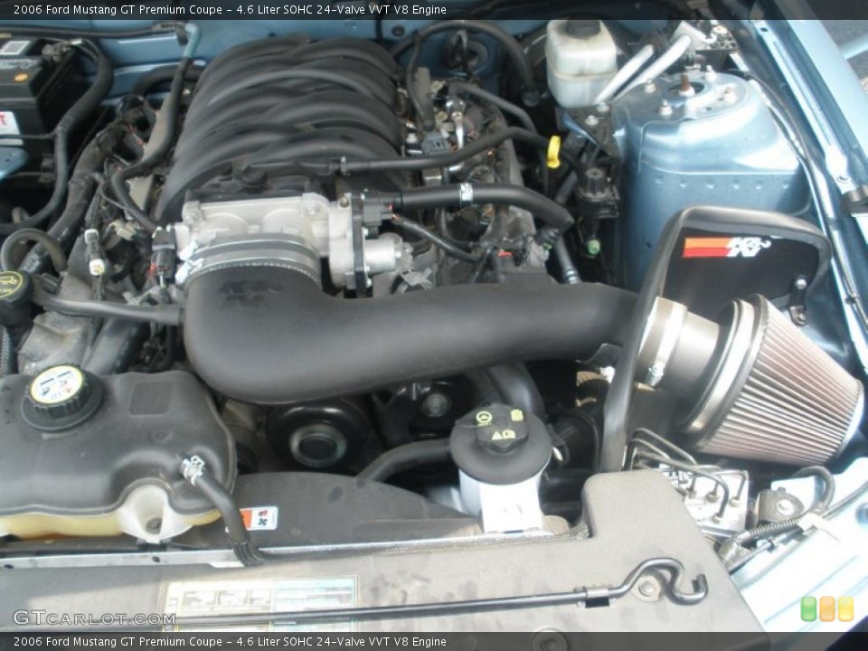 4.6 Liter SOHC 24-Valve VVT V8 Engine for the 2006 Ford Mustang #49121957