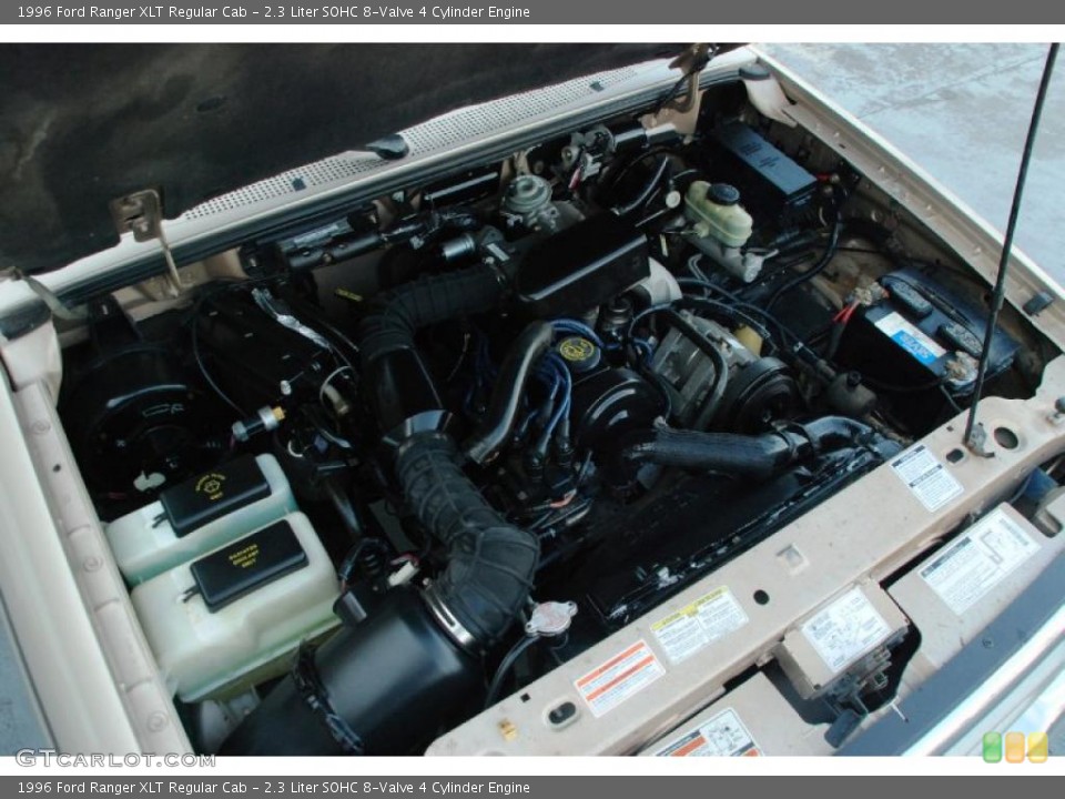 2.3 Liter SOHC 8-Valve 4 Cylinder 1996 Ford Ranger Engine