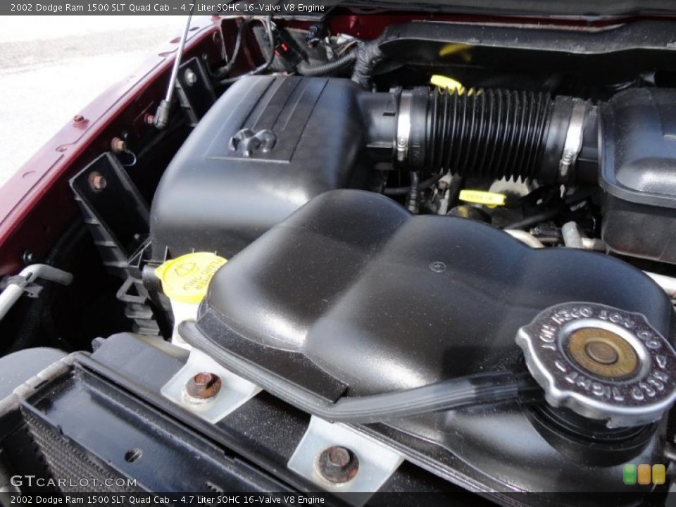 4.7 Liter SOHC 16-Valve V8 Engine for the 2002 Dodge Ram 1500 #49128683