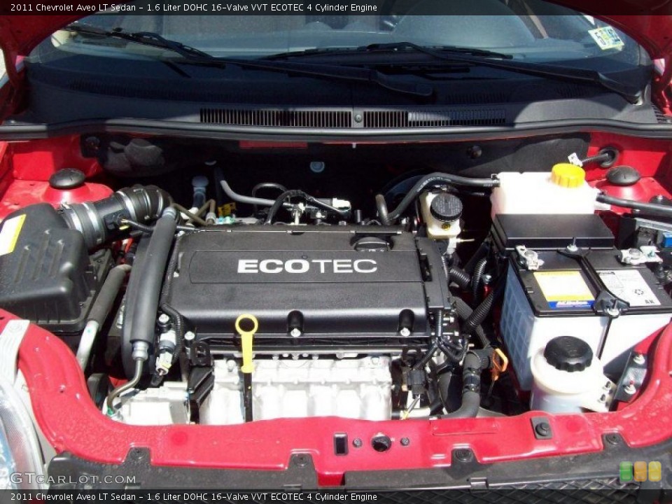 1.6 Liter DOHC 16-Valve VVT ECOTEC 4 Cylinder Engine for the 2011 Chevrolet Aveo #49128773