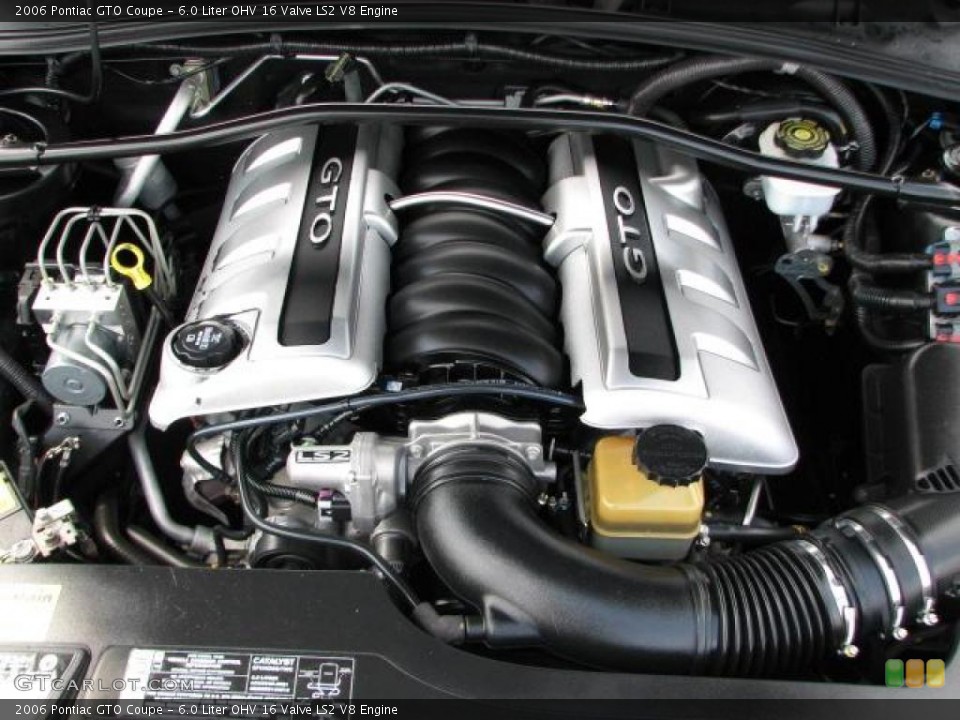 6.0 Liter OHV 16 Valve LS2 V8 Engine for the 2006 Pontiac GTO #49130036