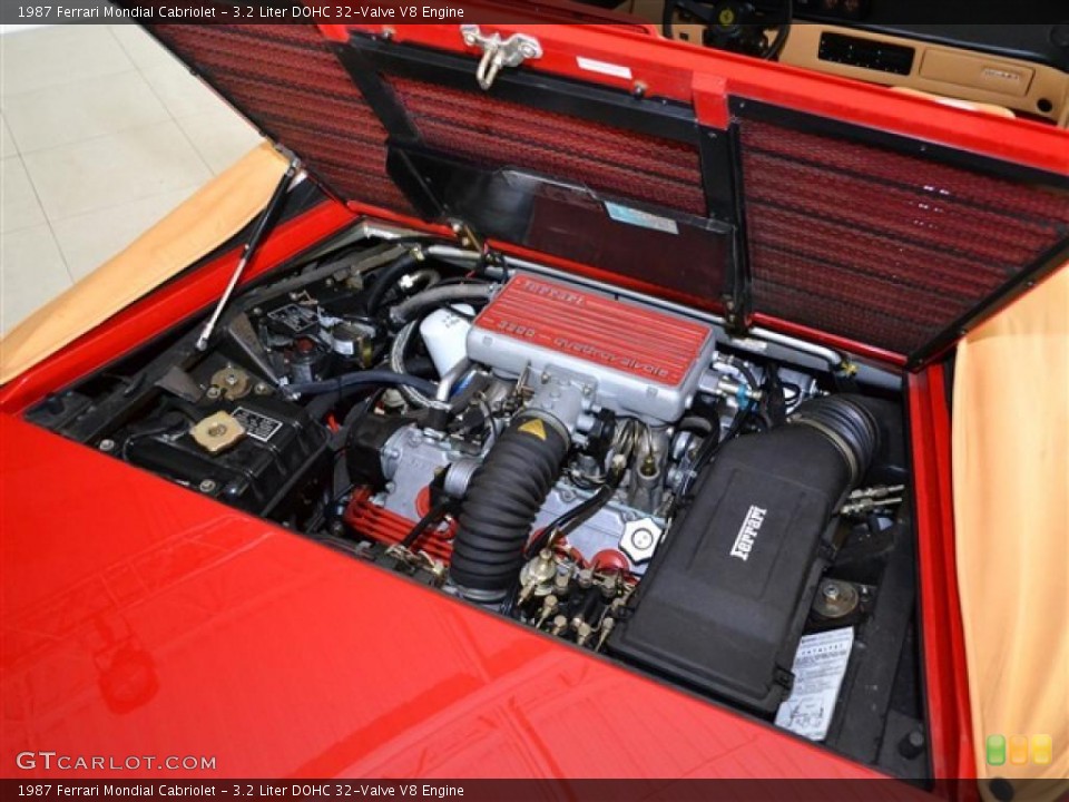 3.2 Liter DOHC 32-Valve V8 Engine for the 1987 Ferrari Mondial #49138309
