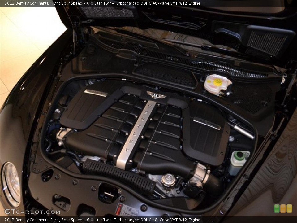 6.0 Liter Twin-Turbocharged DOHC 48-Valve VVT W12 Engine for the 2012 Bentley Continental Flying Spur #49141004