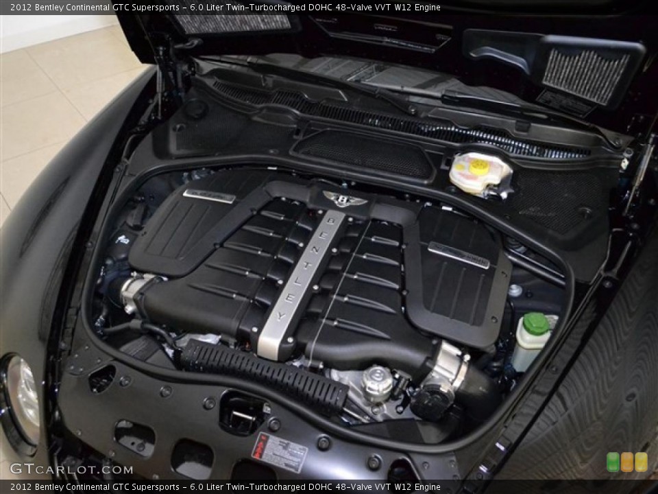 6.0 Liter Twin-Turbocharged DOHC 48-Valve VVT W12 Engine for the 2012 Bentley Continental GTC #49144082