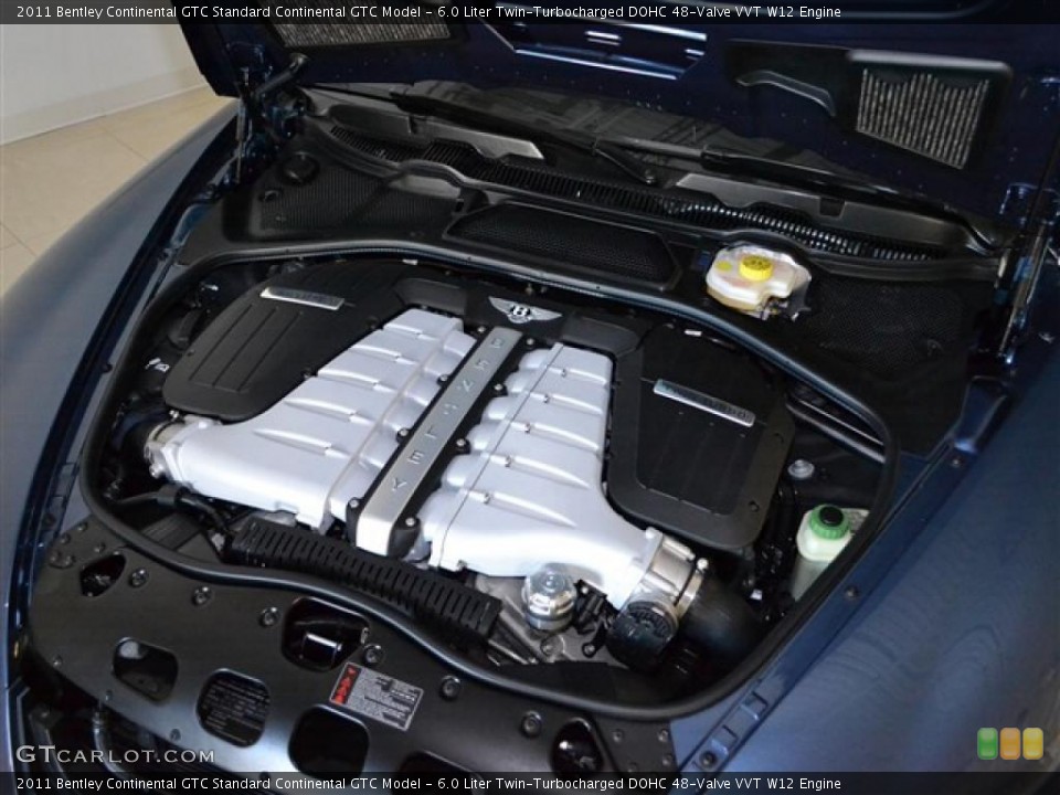 6.0 Liter Twin-Turbocharged DOHC 48-Valve VVT W12 Engine for the 2011 Bentley Continental GTC #49147322