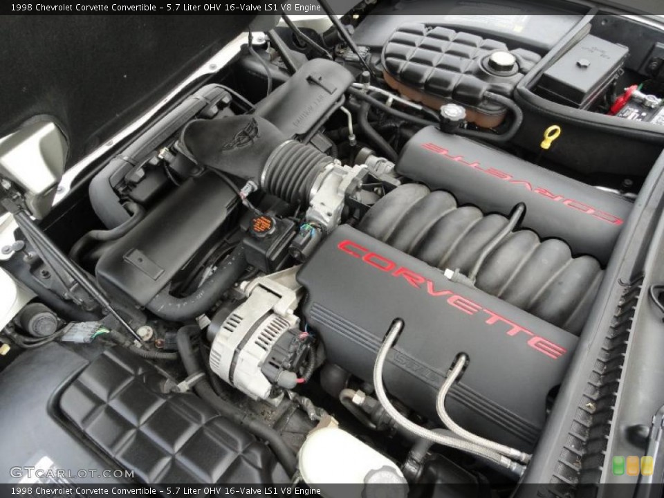 5.7 Liter OHV 16-Valve LS1 V8 Engine for the 1998 Chevrolet Corvette #49150346