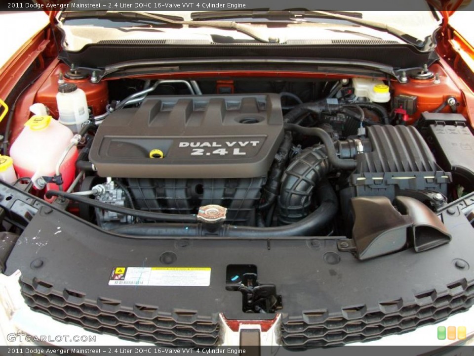 2.4 Liter DOHC 16-Valve VVT 4 Cylinder Engine for the 2011 Dodge Avenger #49152257