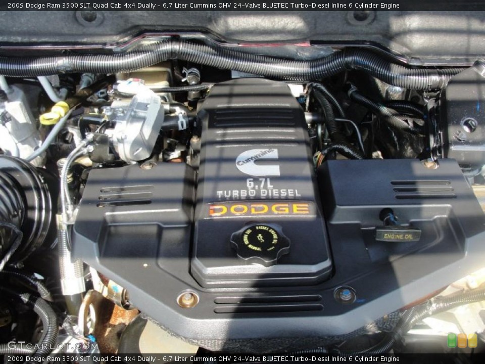 6.7 Liter Cummins OHV 24-Valve BLUETEC Turbo-Diesel Inline 6 Cylinder Engine for the 2009 Dodge Ram 3500 #49154045