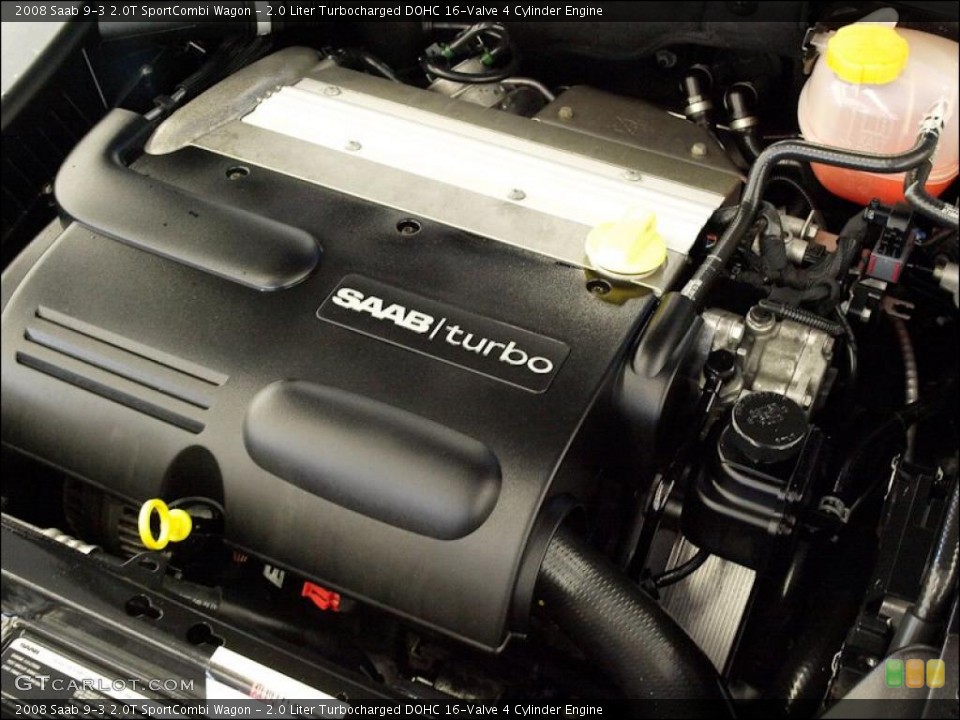 2.0 Liter Turbocharged DOHC 16-Valve 4 Cylinder Engine for the 2008 Saab 9-3 #49174392