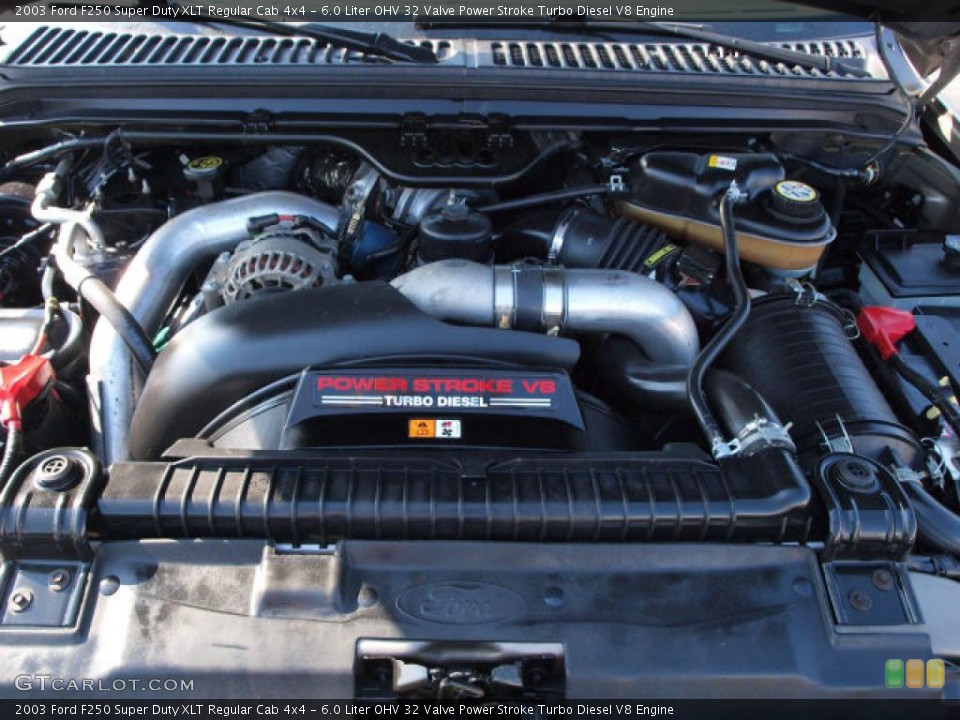 6.0 Liter OHV 32 Valve Power Stroke Turbo Diesel V8 Engine for the 2003 Ford F250 Super Duty #49178162