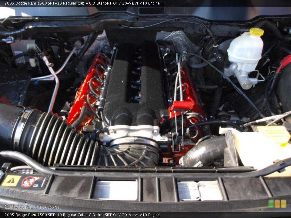 8.3 Liter SRT OHV 20-Valve V10 Engine for the 2005 Dodge Ram 1500 #49178675