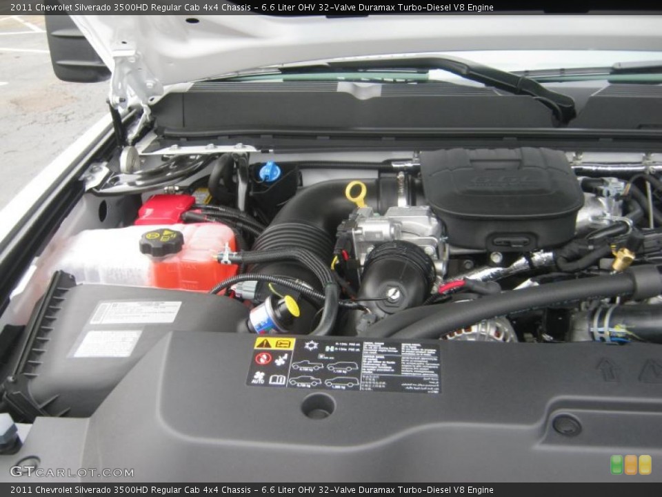 6.6 Liter OHV 32-Valve Duramax Turbo-Diesel V8 Engine for the 2011 Chevrolet Silverado 3500HD #49188884