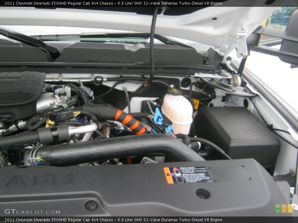 6.6 Liter OHV 32-Valve Duramax Turbo-Diesel V8 Engine for the 2011 Chevrolet Silverado 3500HD #49188890