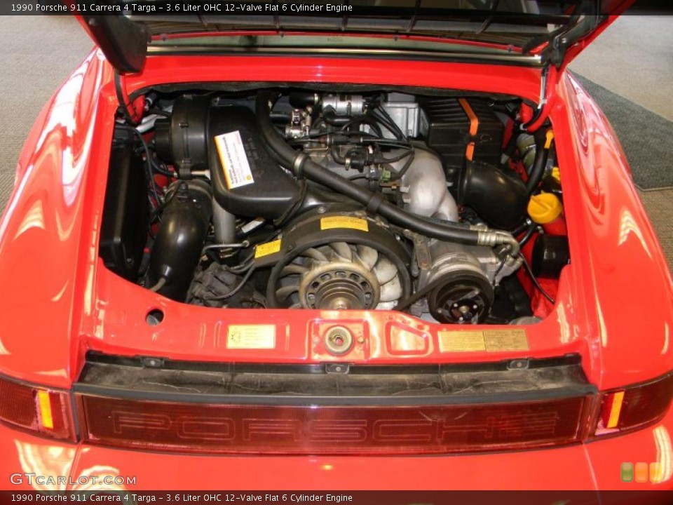 3.6 Liter OHC 12-Valve Flat 6 Cylinder Engine for the 1990 Porsche 911 #49198115