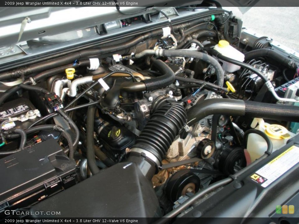 3.8 Liter OHV 12-Valve V6 Engine for the 2009 Jeep Wrangler Unlimited #49199612