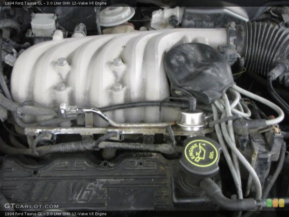 3.0 Liter OHV 12-Valve V6 1994 Ford Taurus Engine