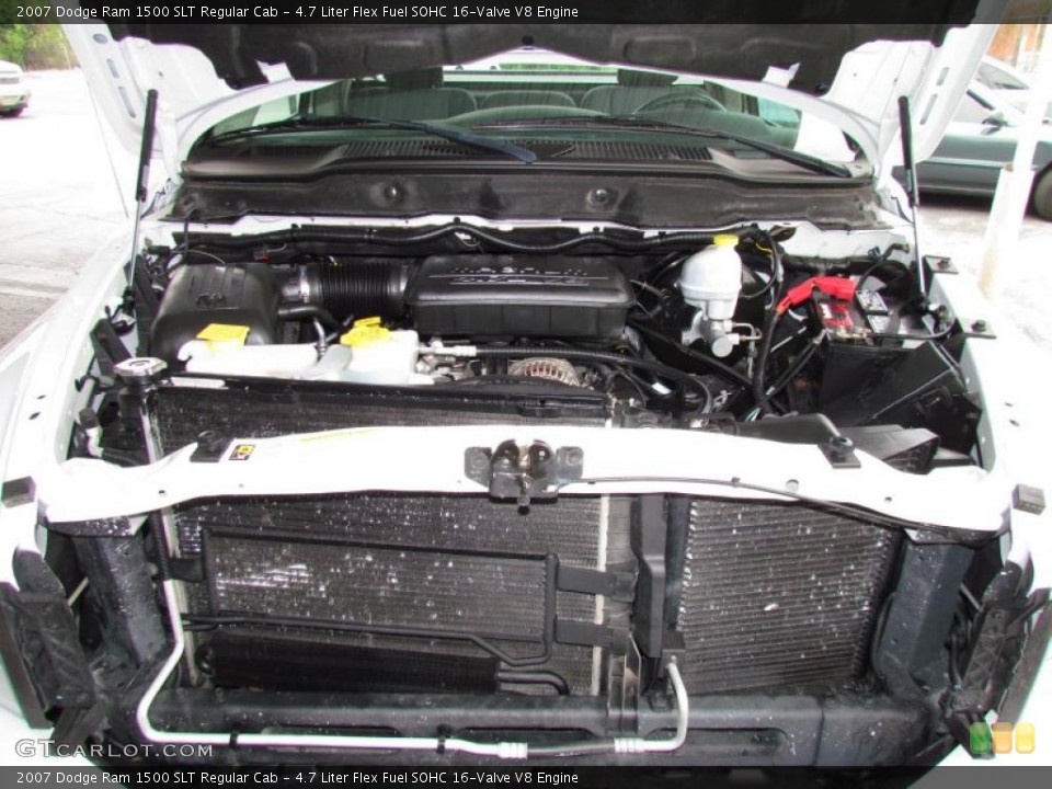 4.7 Liter Flex Fuel SOHC 16-Valve V8 Engine for the 2007 Dodge Ram 1500 #49206869
