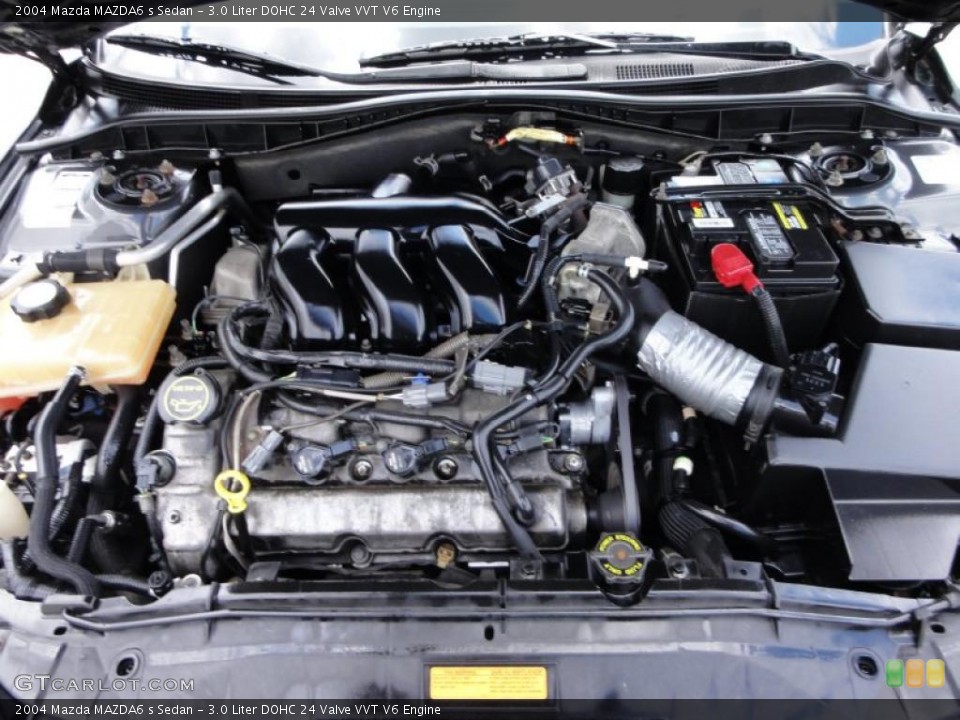 3.0 Liter DOHC 24 Valve VVT V6 Engine for the 2004 Mazda MAZDA6 #49212617