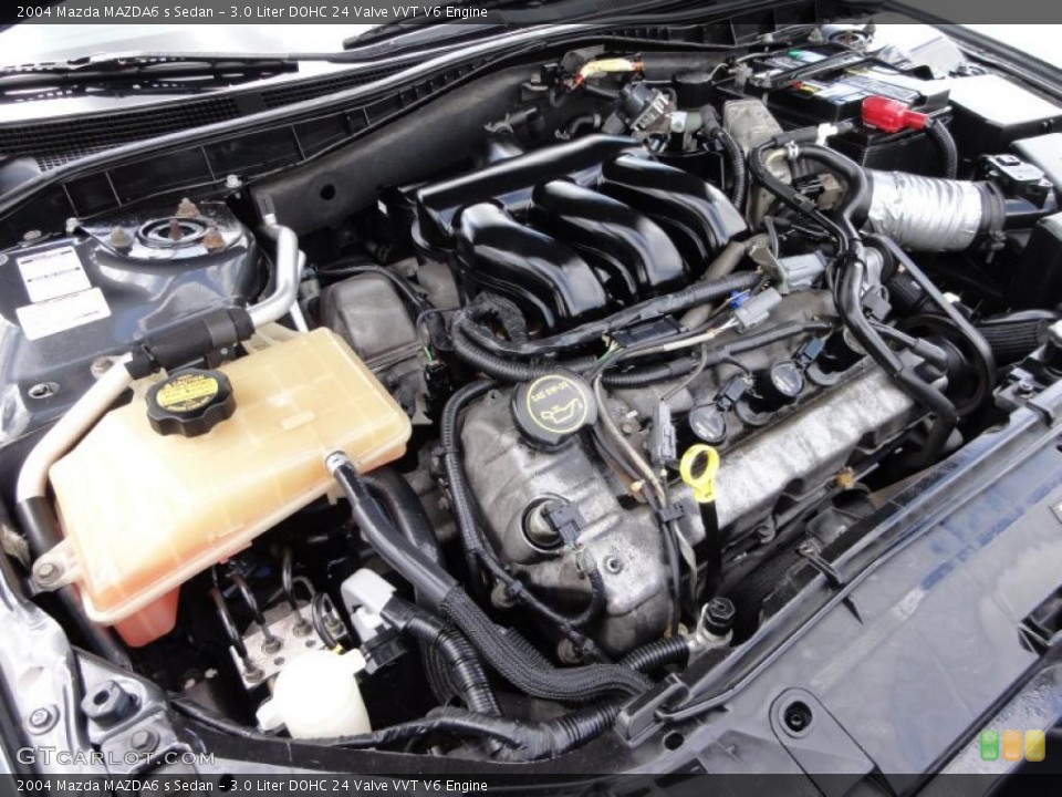 3.0 Liter DOHC 24 Valve VVT V6 Engine for the 2004 Mazda MAZDA6 #49212650