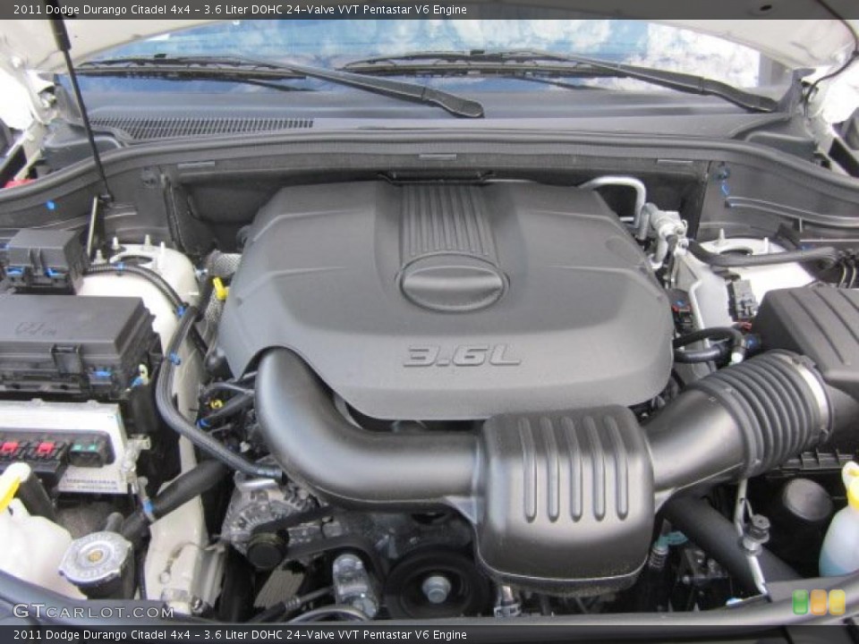 3.6 Liter DOHC 24-Valve VVT Pentastar V6 Engine for the 2011 Dodge Durango #49216847