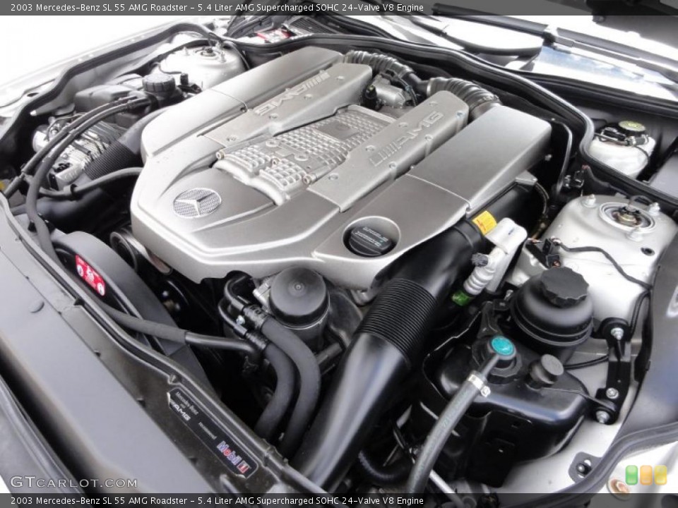 5.4 Liter AMG Supercharged SOHC 24-Valve V8 Engine for the 2003 Mercedes-Benz SL #49217333