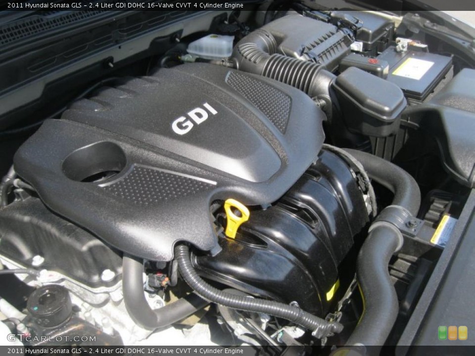 2.4 Liter GDI DOHC 16-Valve CVVT 4 Cylinder Engine for the 2011 Hyundai Sonata #49218986