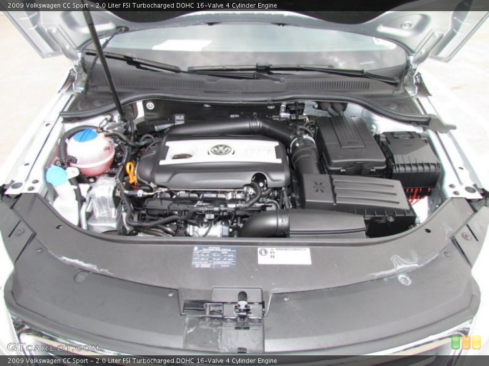2.0 Liter FSI Turbocharged DOHC 16-Valve 4 Cylinder Engine for the 2009 Volkswagen CC #49228397