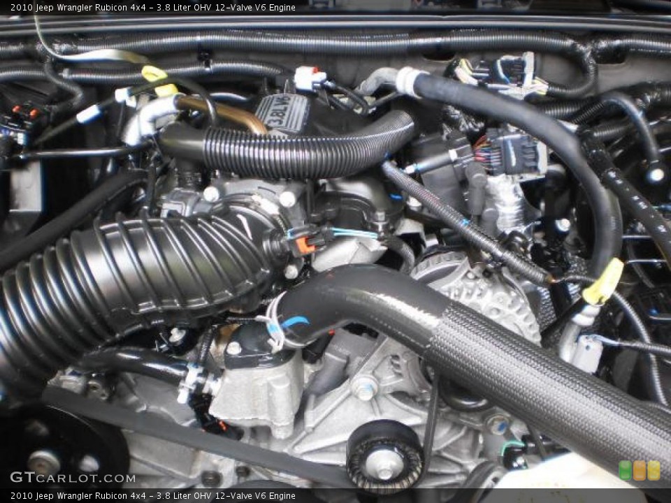 3.8 Liter OHV 12-Valve V6 Engine for the 2010 Jeep Wrangler #49229918