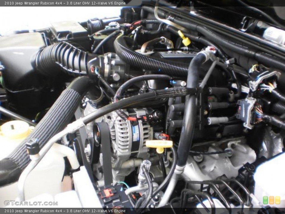 3.8 Liter OHV 12-Valve V6 Engine for the 2010 Jeep Wrangler #49229930