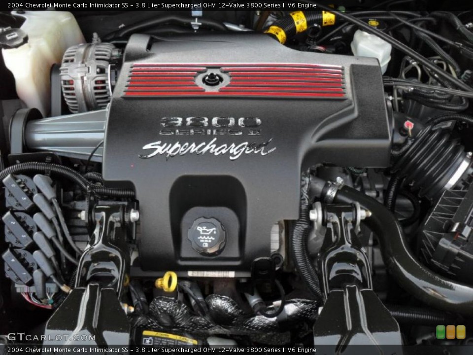 3.8 Liter Supercharged OHV 12-Valve 3800 Series II V6 Engine for the 2004 Chevrolet Monte Carlo #49238595