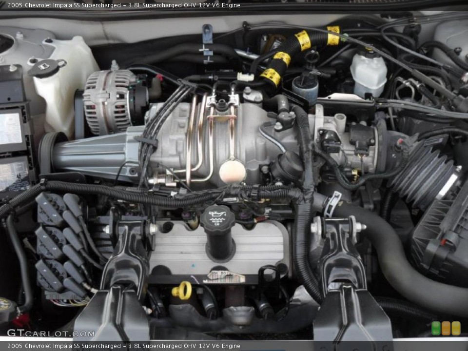 3.8L Supercharged OHV 12V V6 Engine for the 2005 Chevrolet Impala #49238919