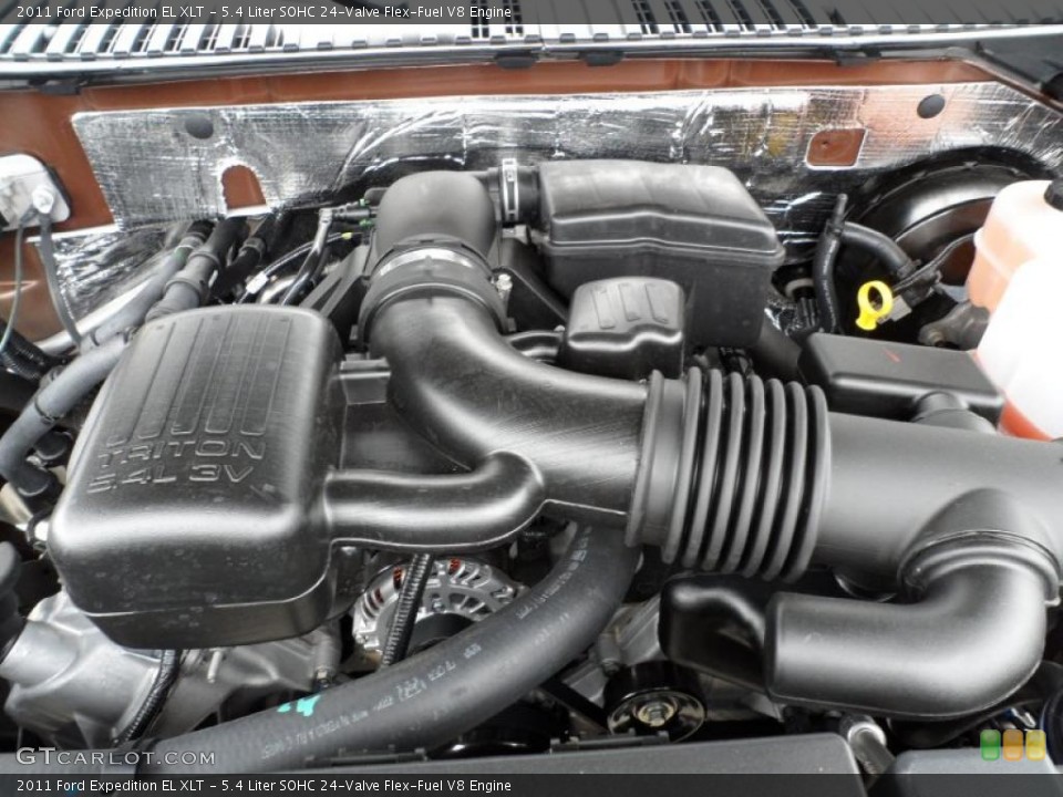 5.4 Liter SOHC 24-Valve Flex-Fuel V8 Engine for the 2011 Ford Expedition #49253006