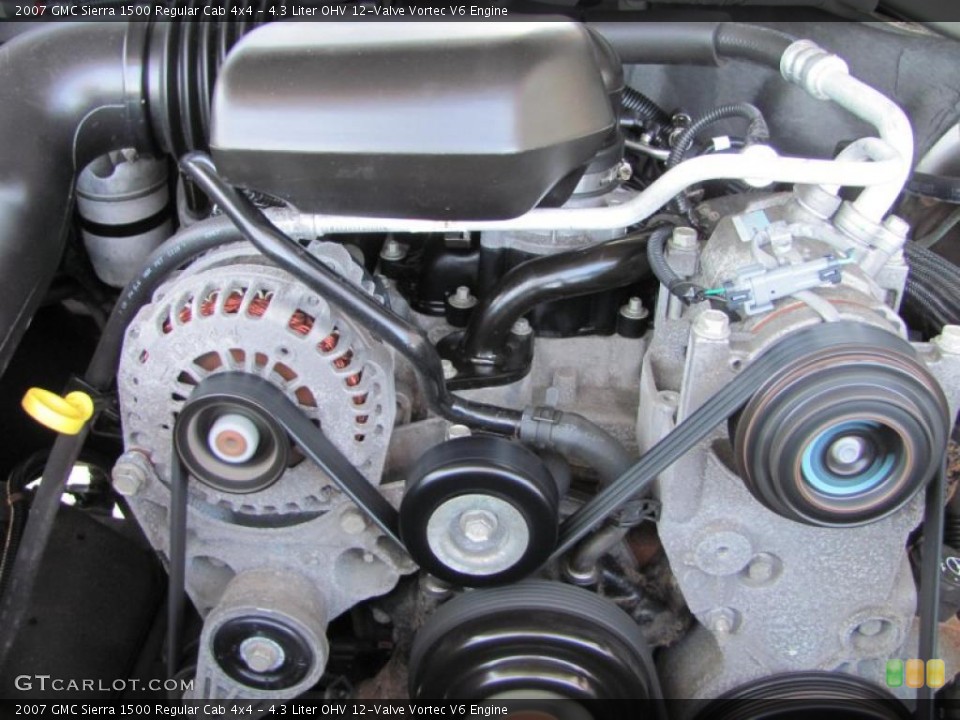 4.3 Liter OHV 12-Valve Vortec V6 Engine for the 2007 GMC Sierra 1500 #49253339