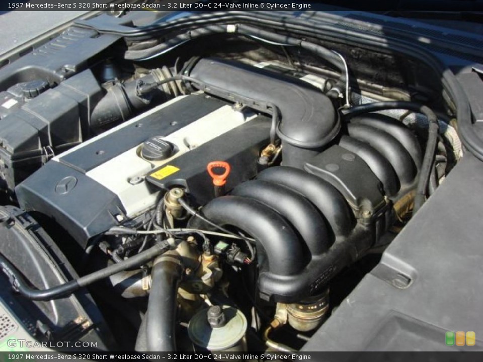 3.2 Liter DOHC 24-Valve Inline 6 Cylinder Engine for the 1997 Mercedes-Benz S #49258088